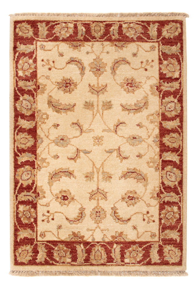 Ziegler Teppich - 90 x 60 cm - beige