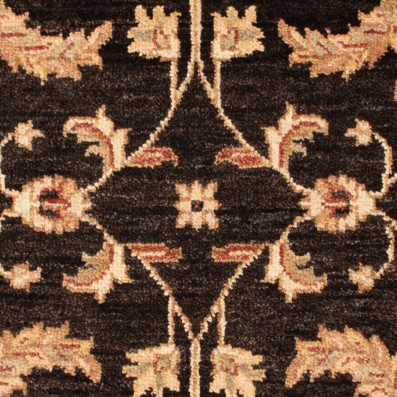 Ziegler Teppich - 90 x 60 cm - schwarz