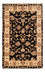 Ziegler Teppich - 90 x 60 cm - schwarz