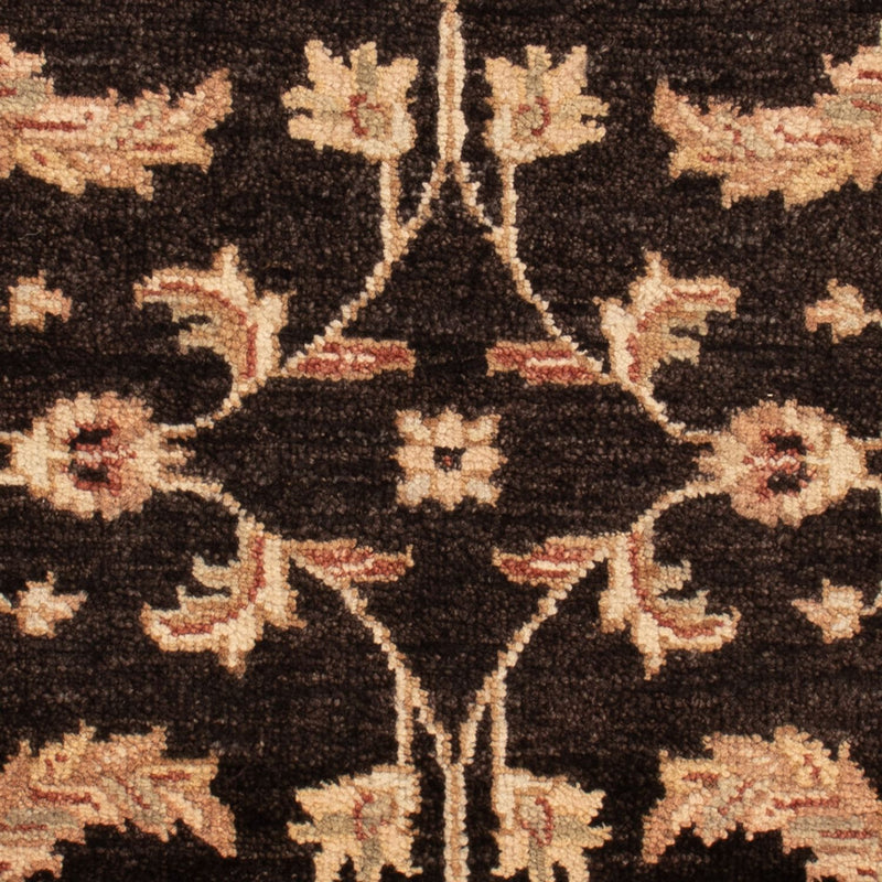 Ziegler Teppich - 90 x 60 cm - schwarz