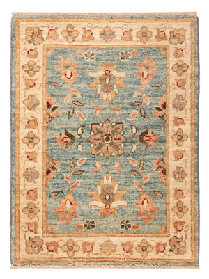 Ziegler Teppich - 67 x 50 cm - türkis