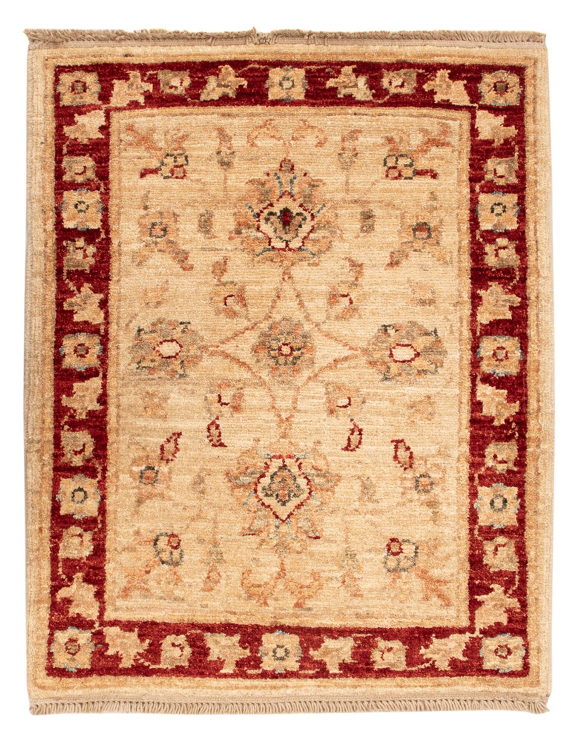 Ziegler Teppich - 65 x 51 cm - beige
