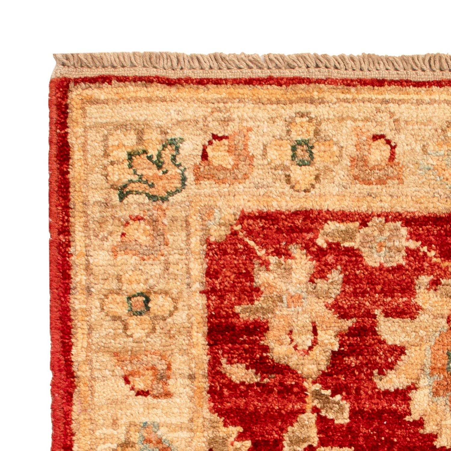 Ziegler Teppich - 64 x 51 cm - rot