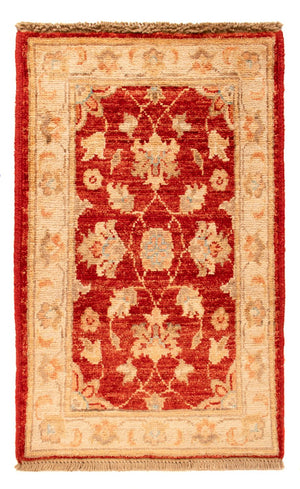 Ziegler Teppich - 70 x 43 cm - rot