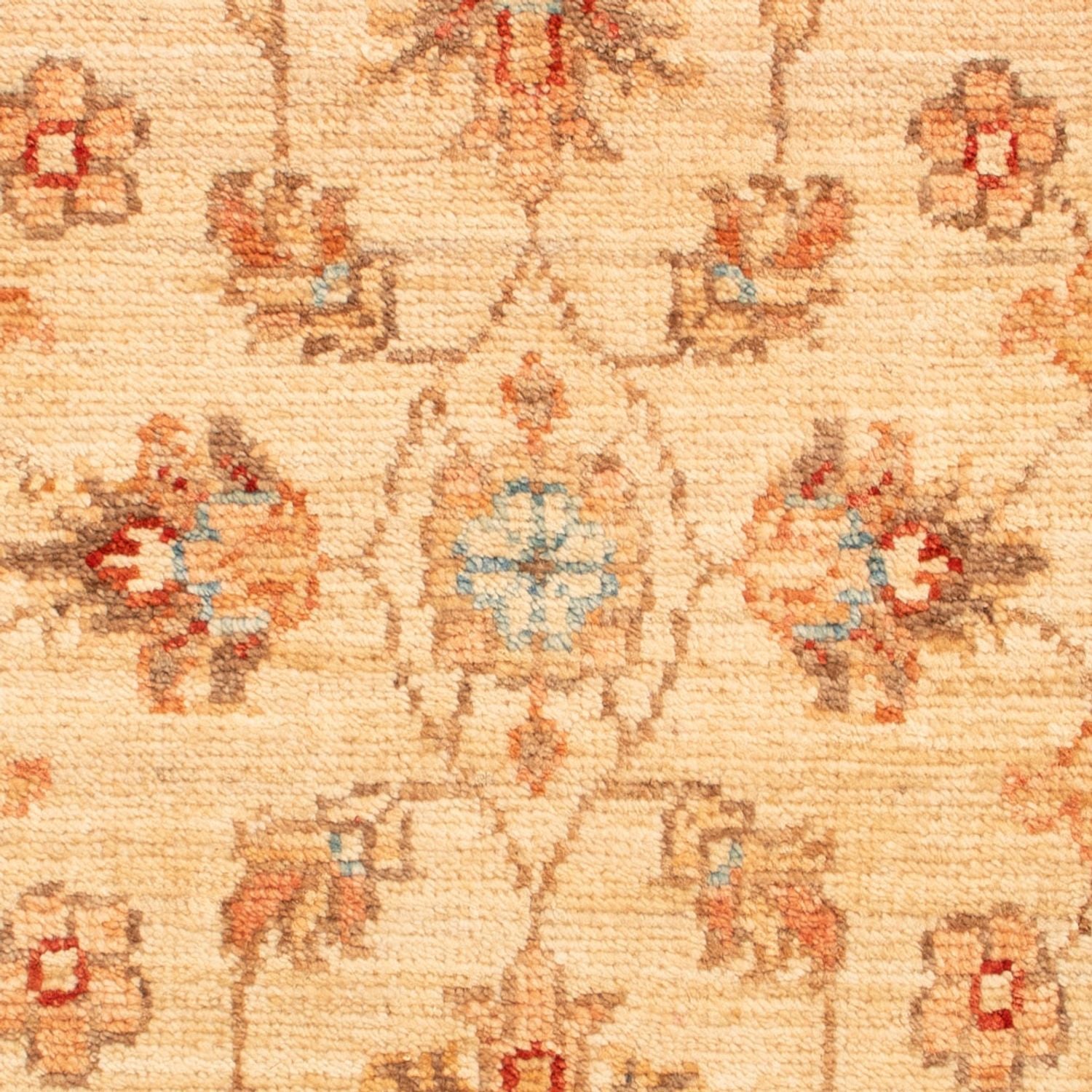 Ziegler Teppich - 75 x 51 cm - beige