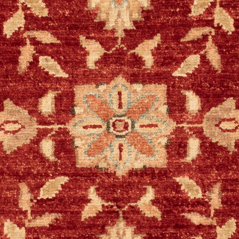 Ziegler Teppich - 69 x 52 cm - bordeauxrot