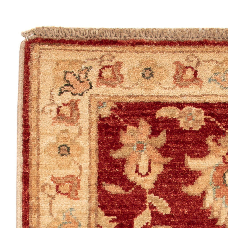 Ziegler Teppich - 69 x 52 cm - bordeauxrot