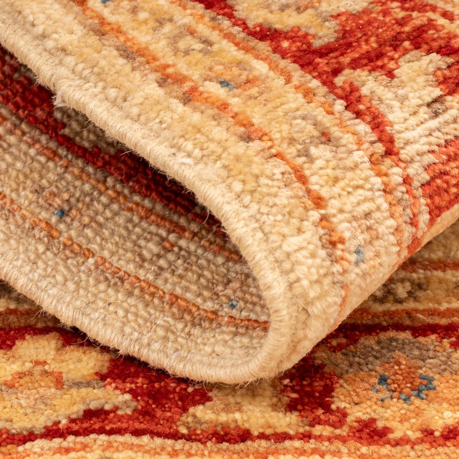 Ziegler Teppich - 74 x 54 cm - beige