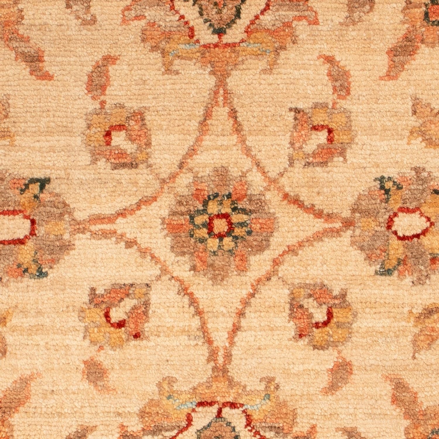 Ziegler Teppich - 67 x 54 cm - beige