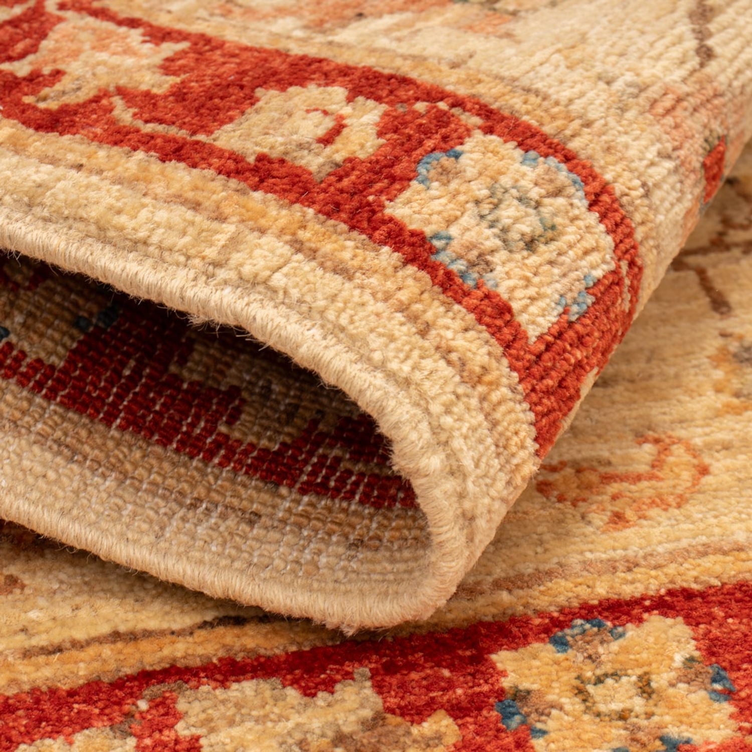 Ziegler Teppich - 73 x 53 cm - beige
