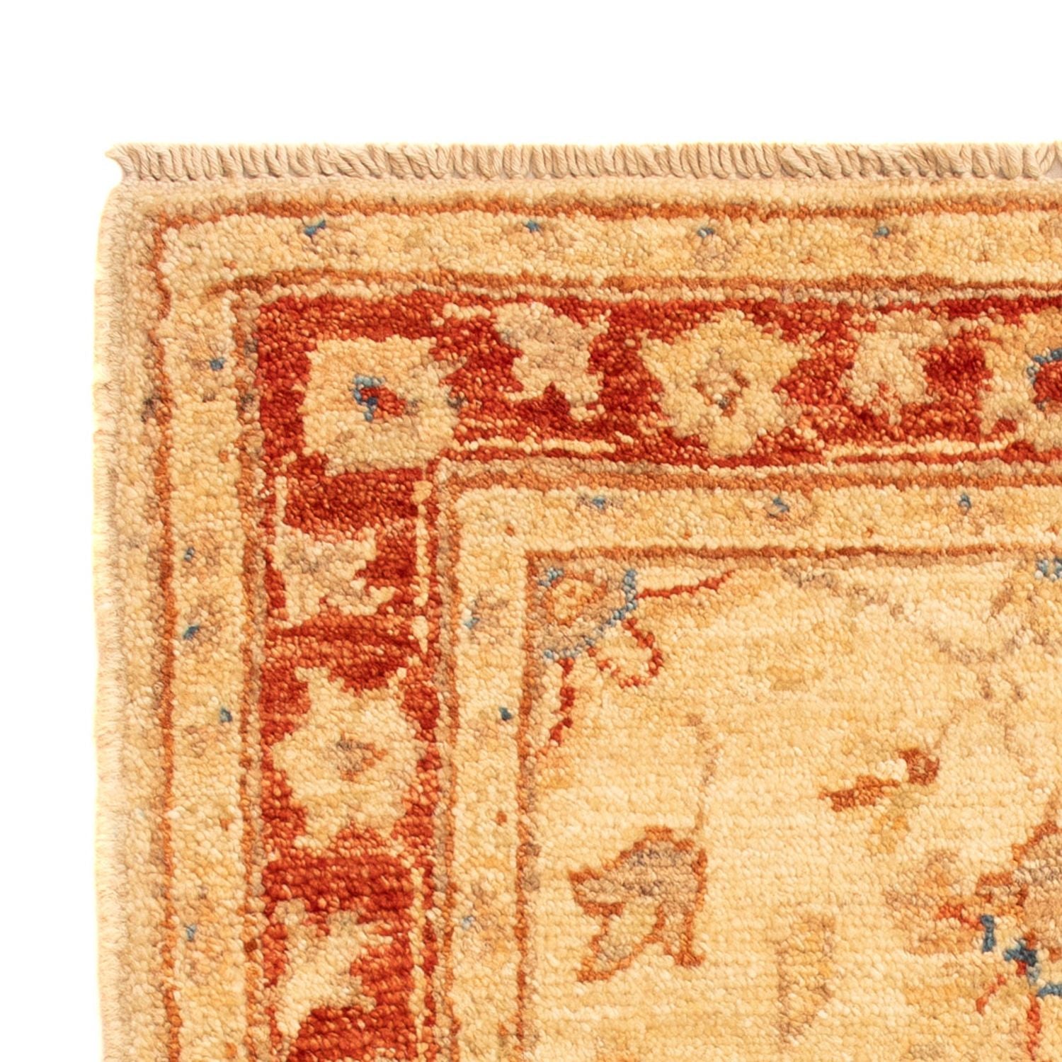 Ziegler Teppich - 70 x 51 cm - beige