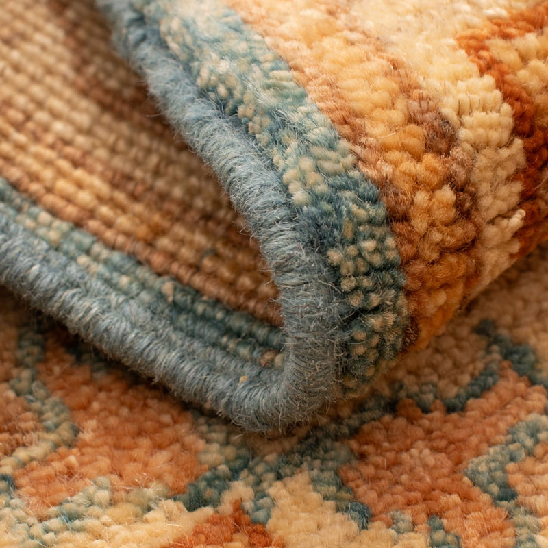 Ziegler Teppich - 70 x 53 cm - hellblau