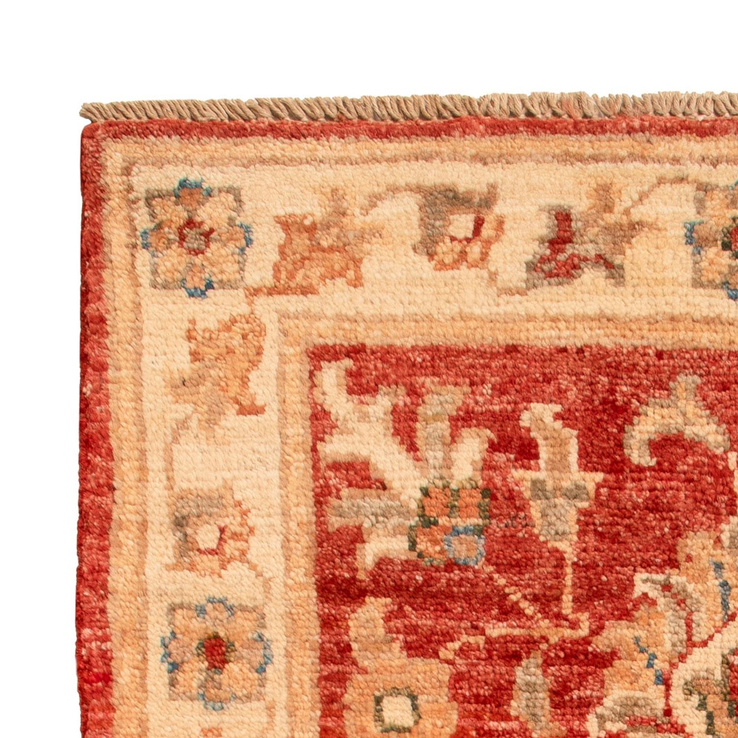 Ziegler Teppich - 76 x 50 cm - rot
