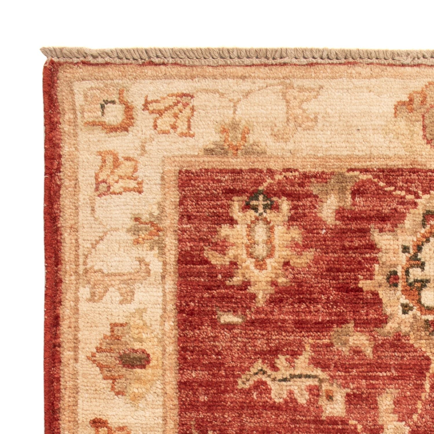 Ziegler Teppich - 67 x 53 cm - rot