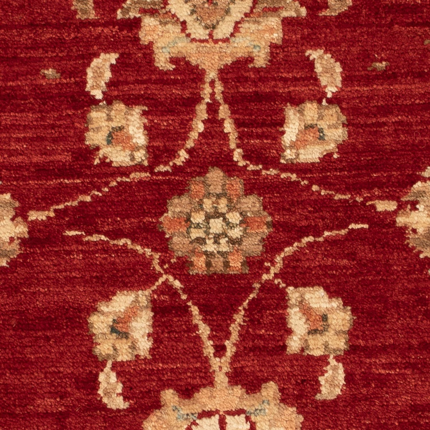 Ziegler Teppich - 70 x 54 cm - bordeauxrot