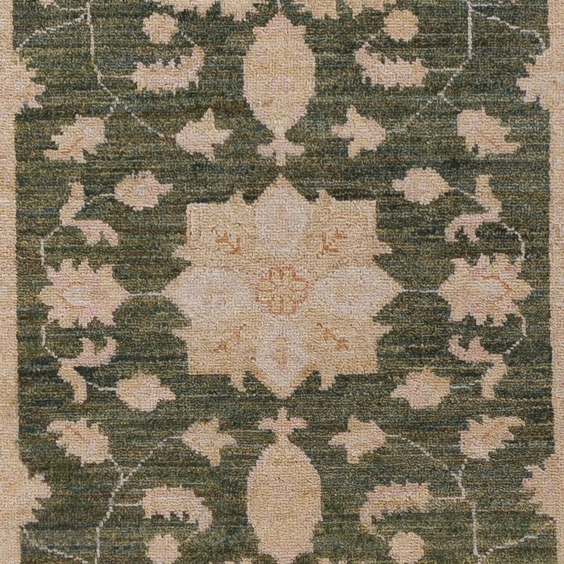 Läufer Ziegler - 246 x 82 cm - olivgrün