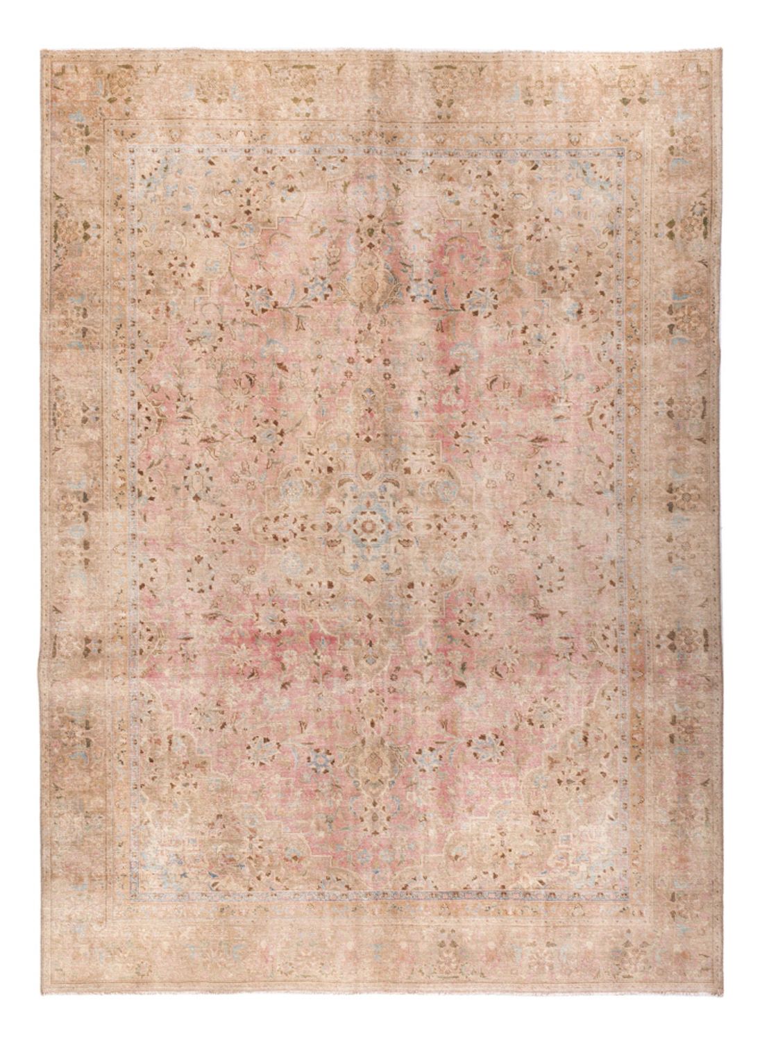 Vintage Teppich - 363 x 267 cm - dunkelbeige