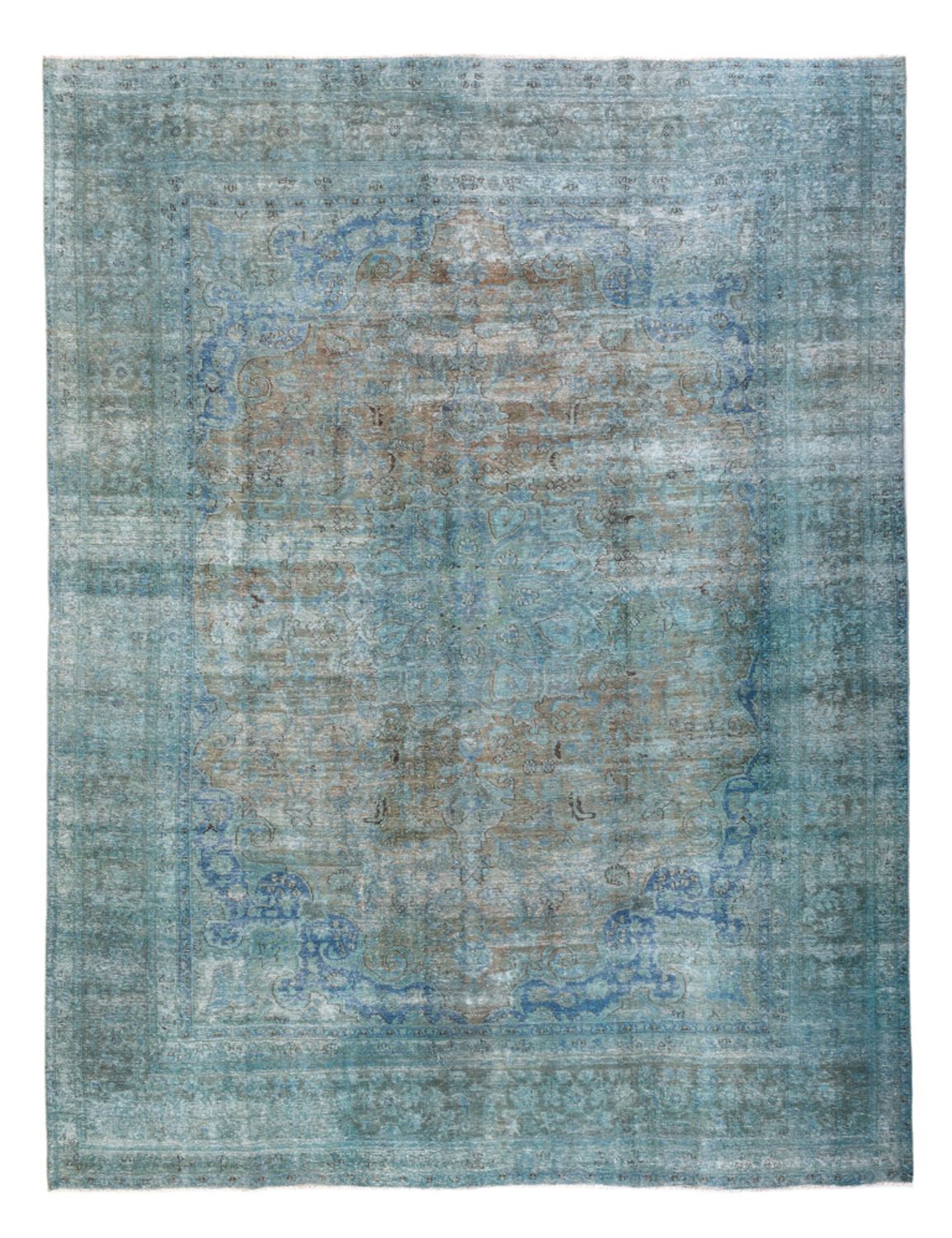 Vintage Teppich - 375 x 285 cm - dunkelblau