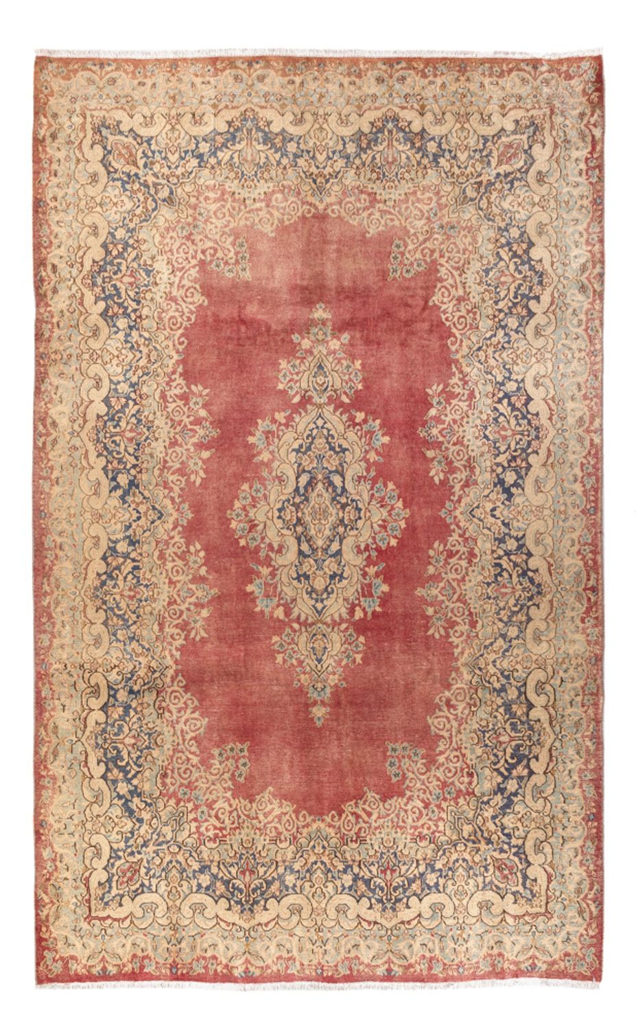 Vintage Teppich - 304 x 192 cm - hellrot