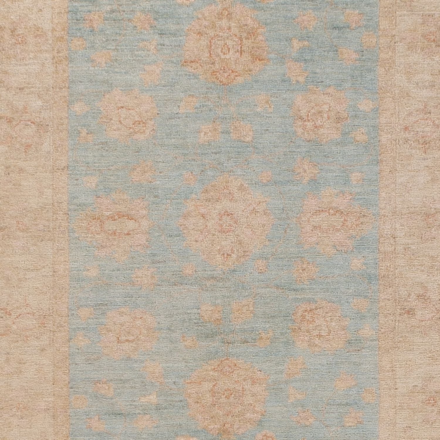 Läufer Ziegler - 390 x 103 cm - hellblau