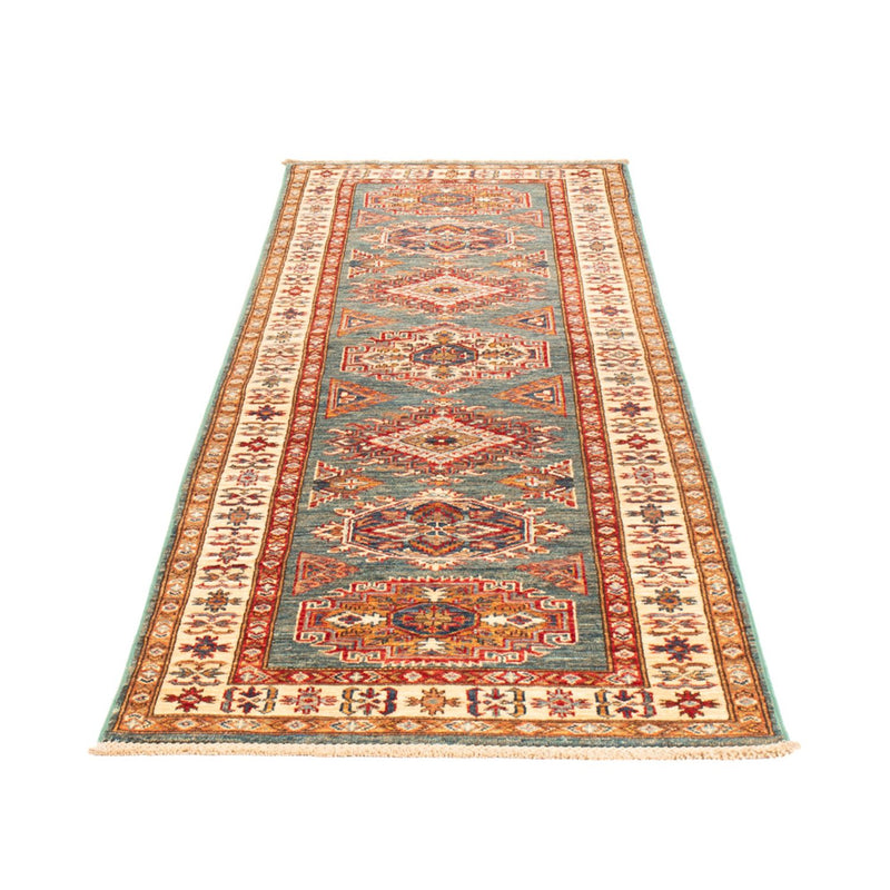 Läufer Ziegler - Kazak - 246 x 75 cm - mehrfarbig