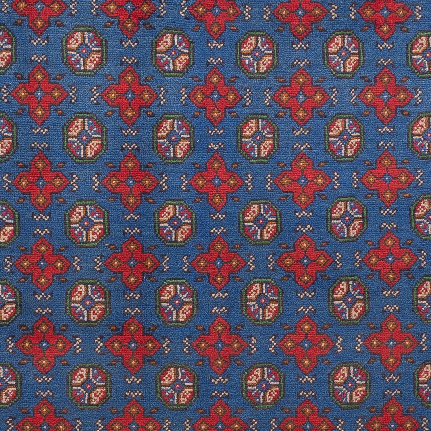 Afghan Teppich - Filpa - 355 x 252 cm - blau