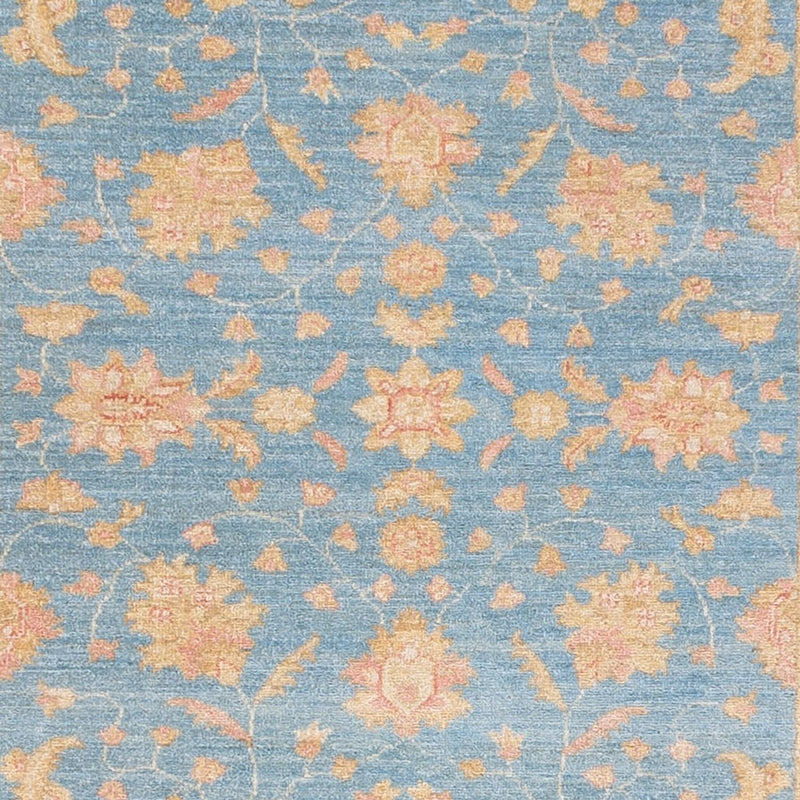 Läufer Ziegler - 332 x 119 cm - hellblau