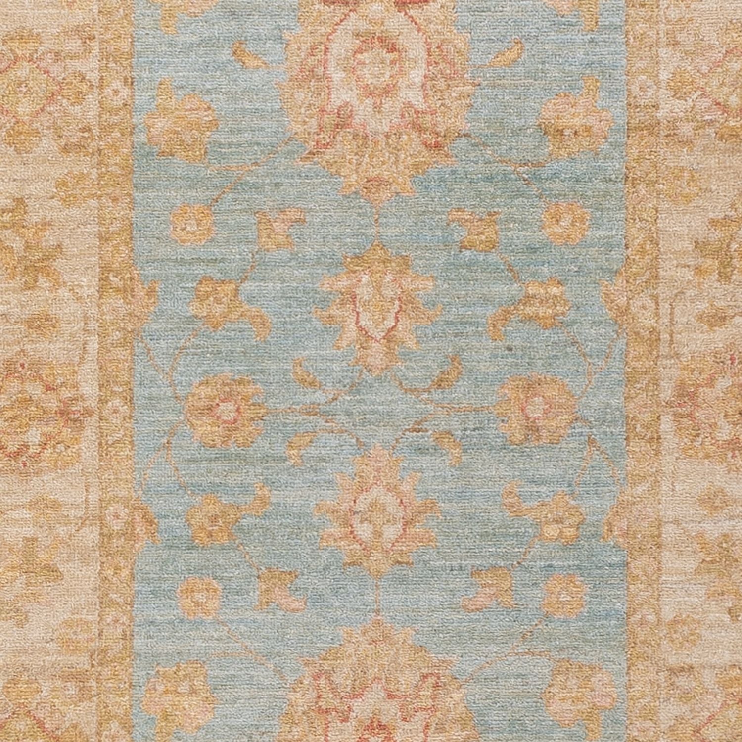 Läufer Ziegler - 299 x 80 cm - hellblau