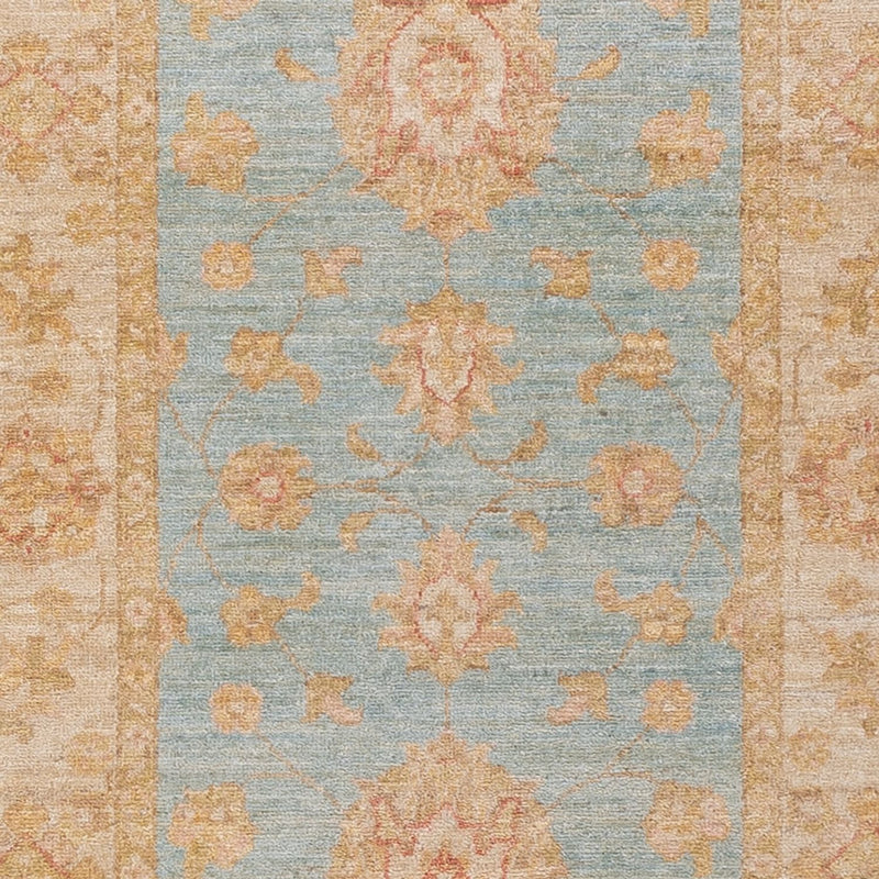 Läufer Ziegler - 299 x 80 cm - hellblau