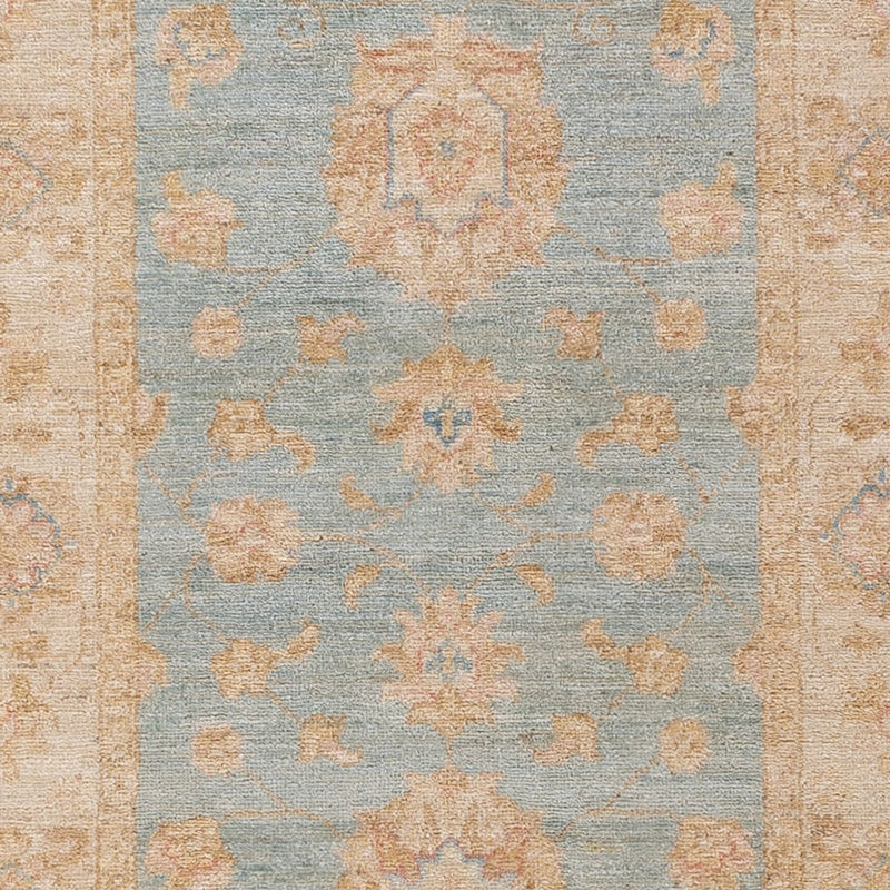 Läufer Ziegler - 293 x 84 cm - hellblau