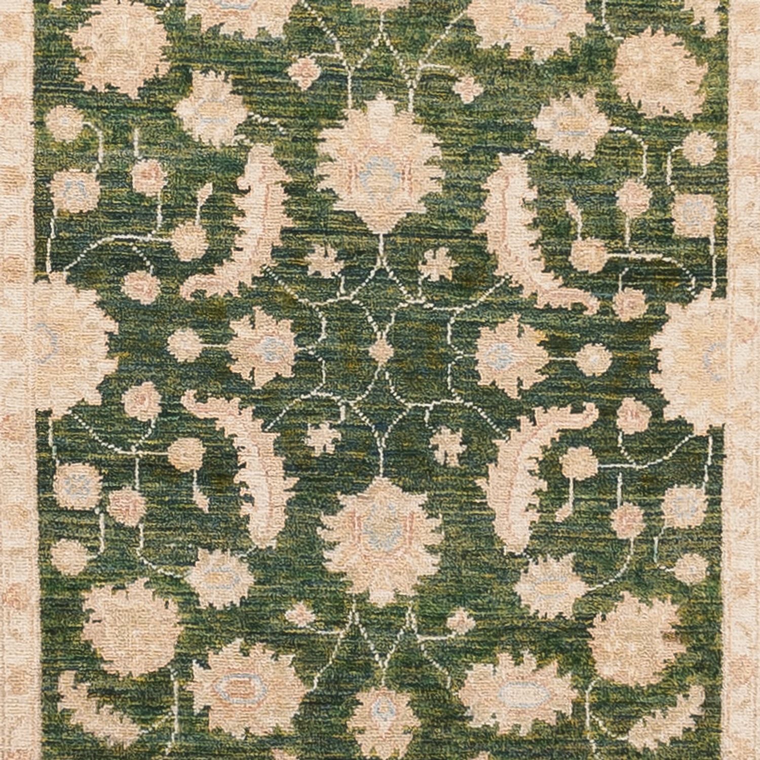 Läufer Ziegler - 455 x 102 cm - grün