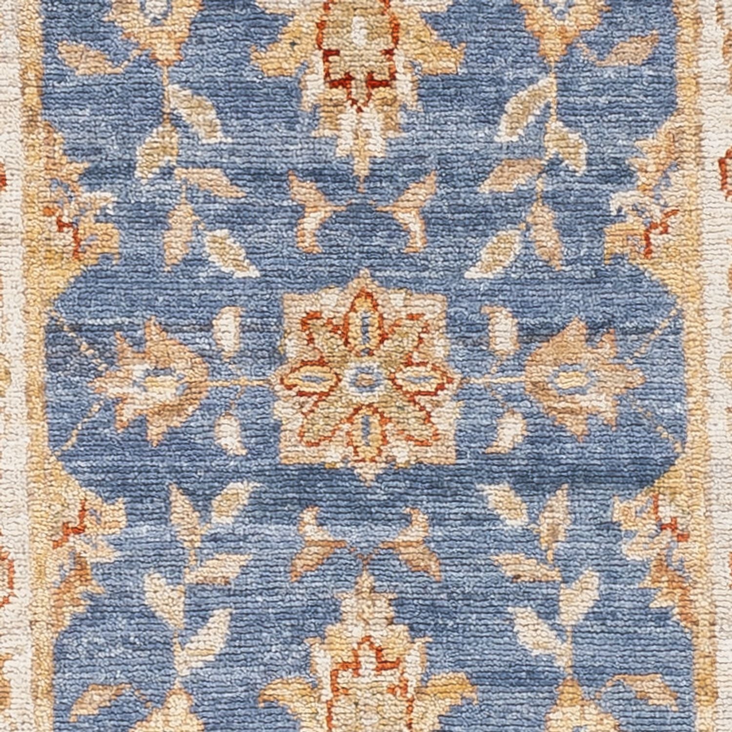 Läufer Ziegler - 153 x 48 cm - hellblau