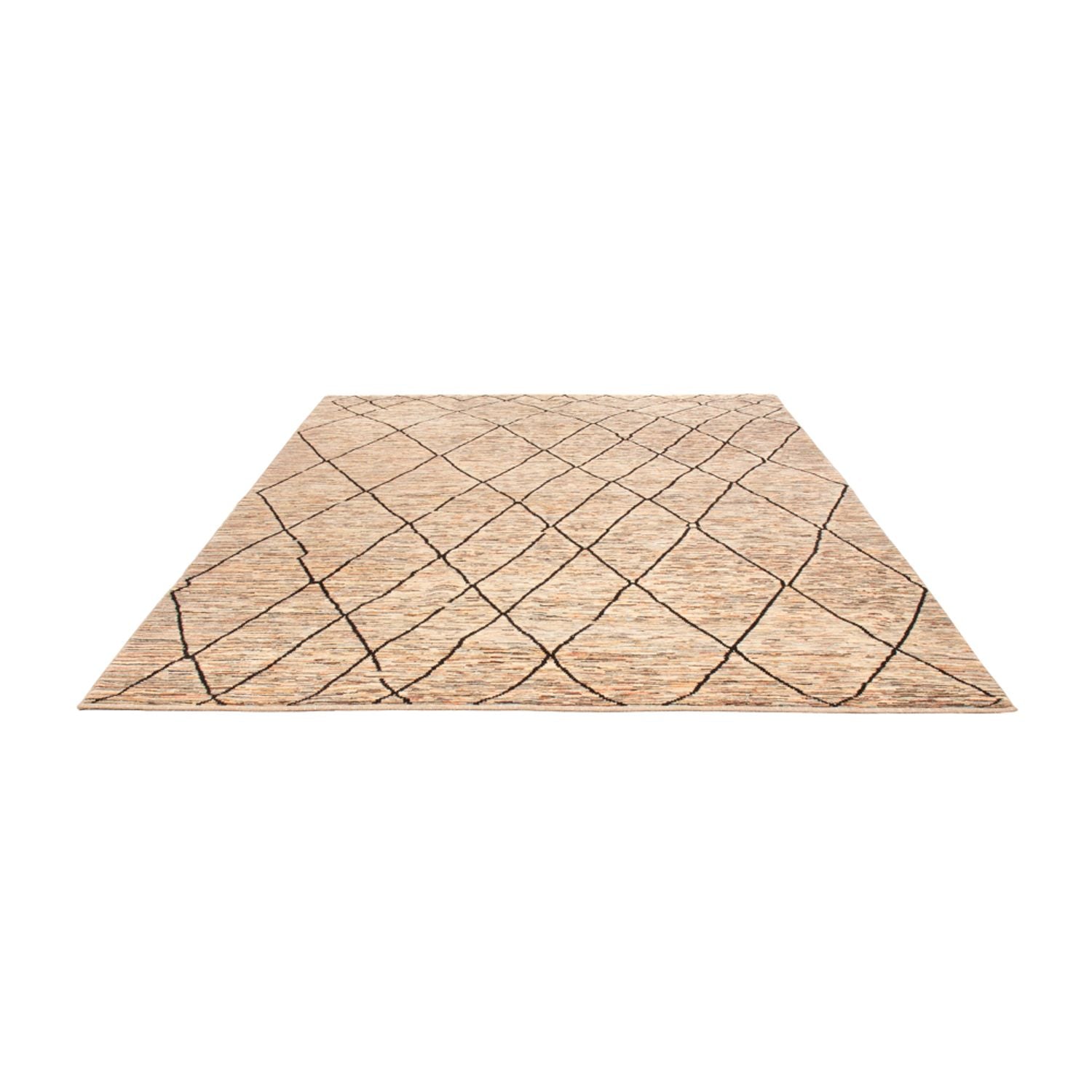 Designer Teppich - 284 x 218 cm - dunkelbeige