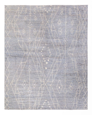 Designer Teppich - 410 x 318 cm - grau