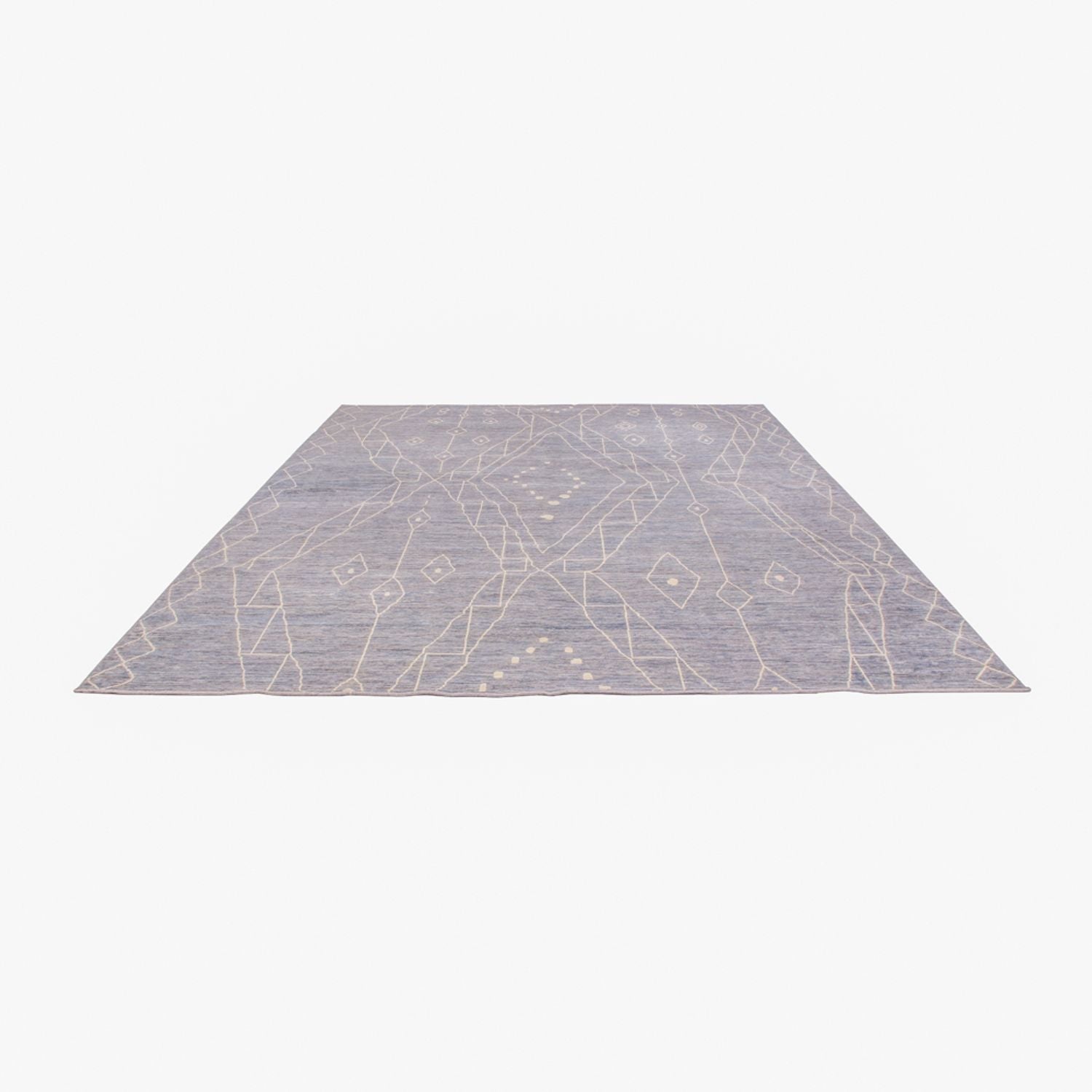 Designer Teppich - 410 x 318 cm - grau