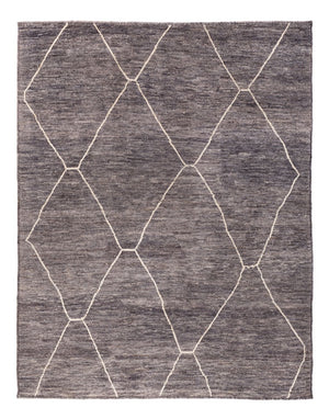 Designer Teppich - 194 x 158 cm - dunkelgrau