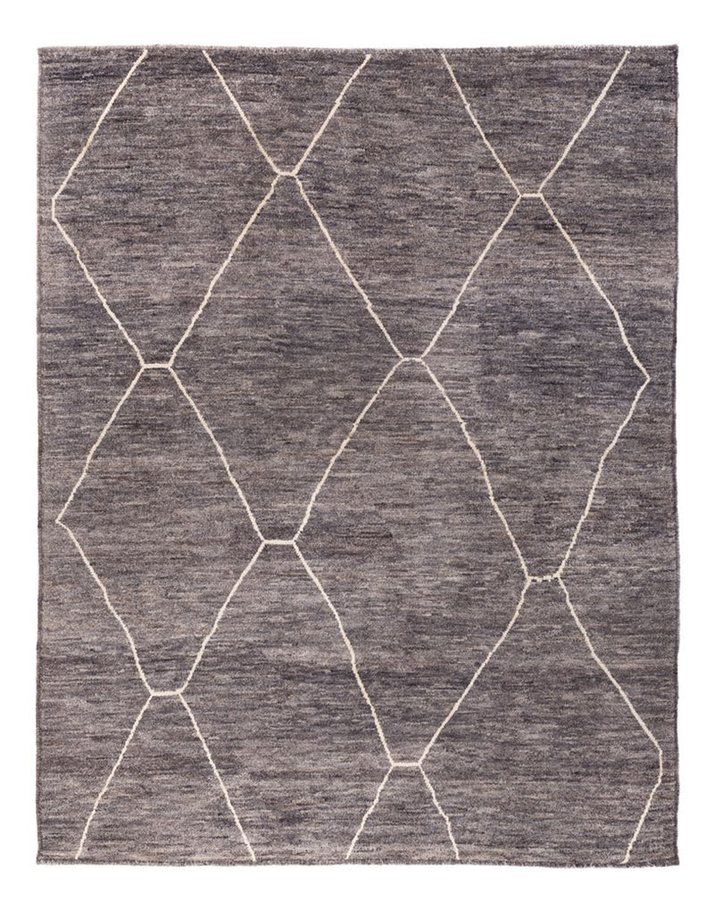 Designer Teppich - 194 x 158 cm - dunkelgrau