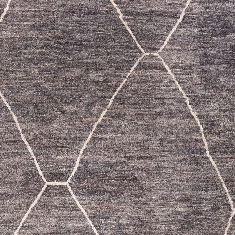 Designer Teppich - 194 x 158 cm - dunkelgrau