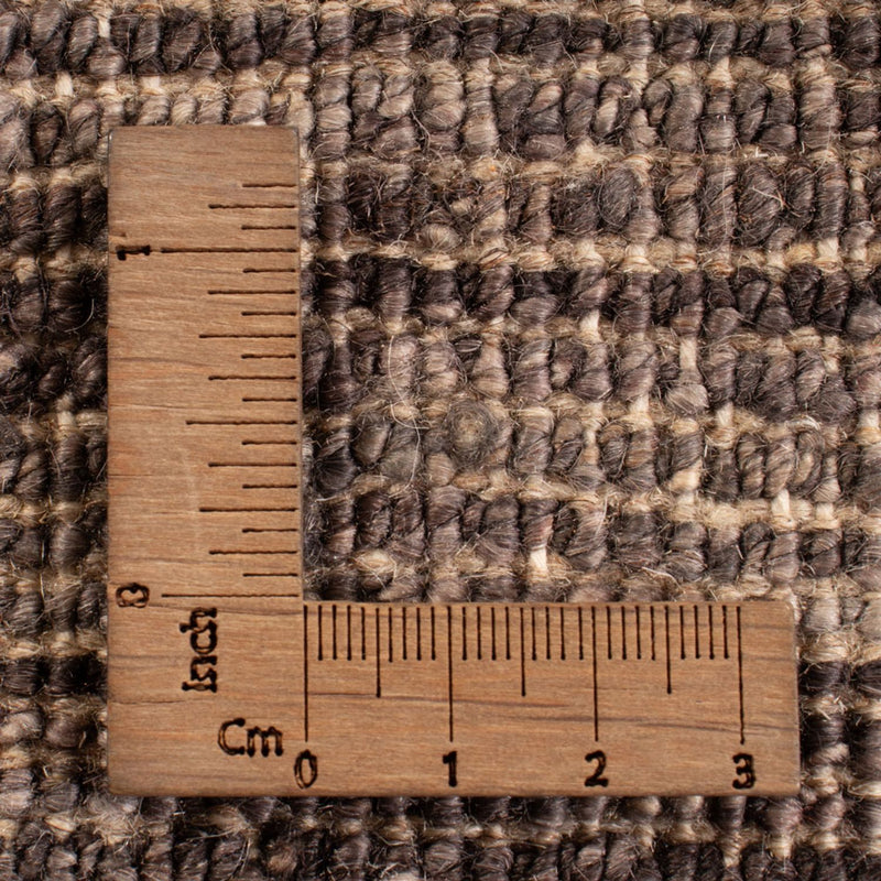 Designer Teppich - 194 x 158 cm - dunkelgrau