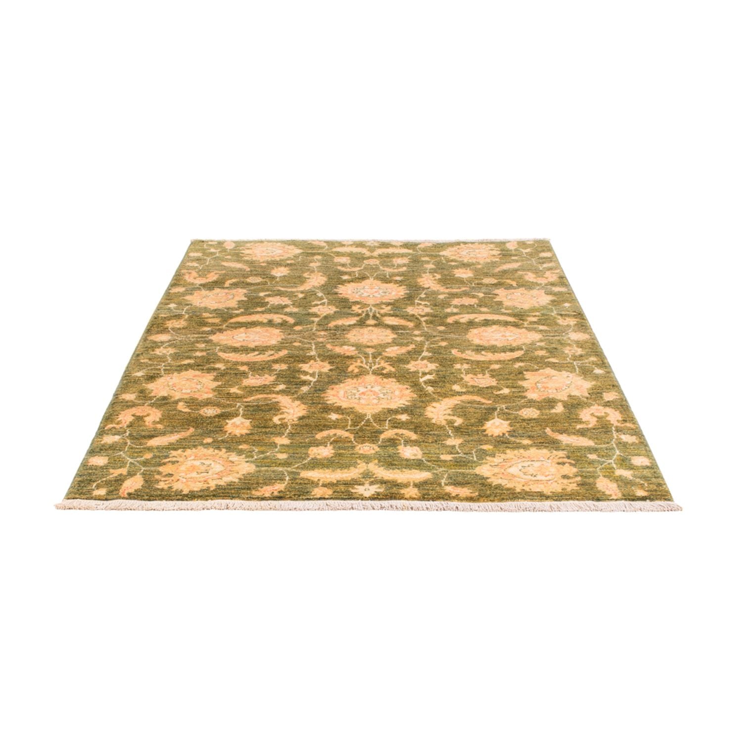 Ziegler Teppich - 177 x 125 cm - minzgrün