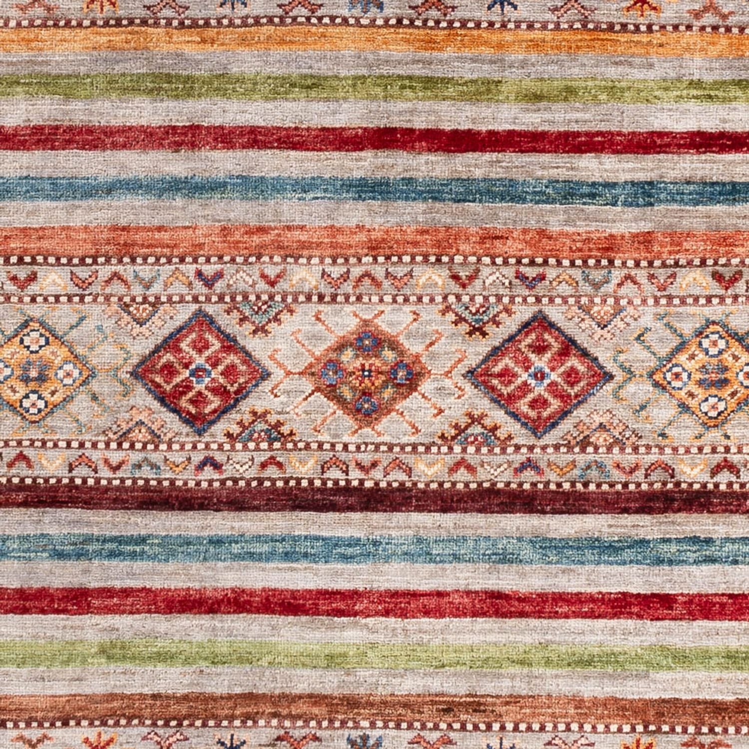 Ziegler Teppich - Shal quadratisch  - 148 x 150 cm - mehrfarbig