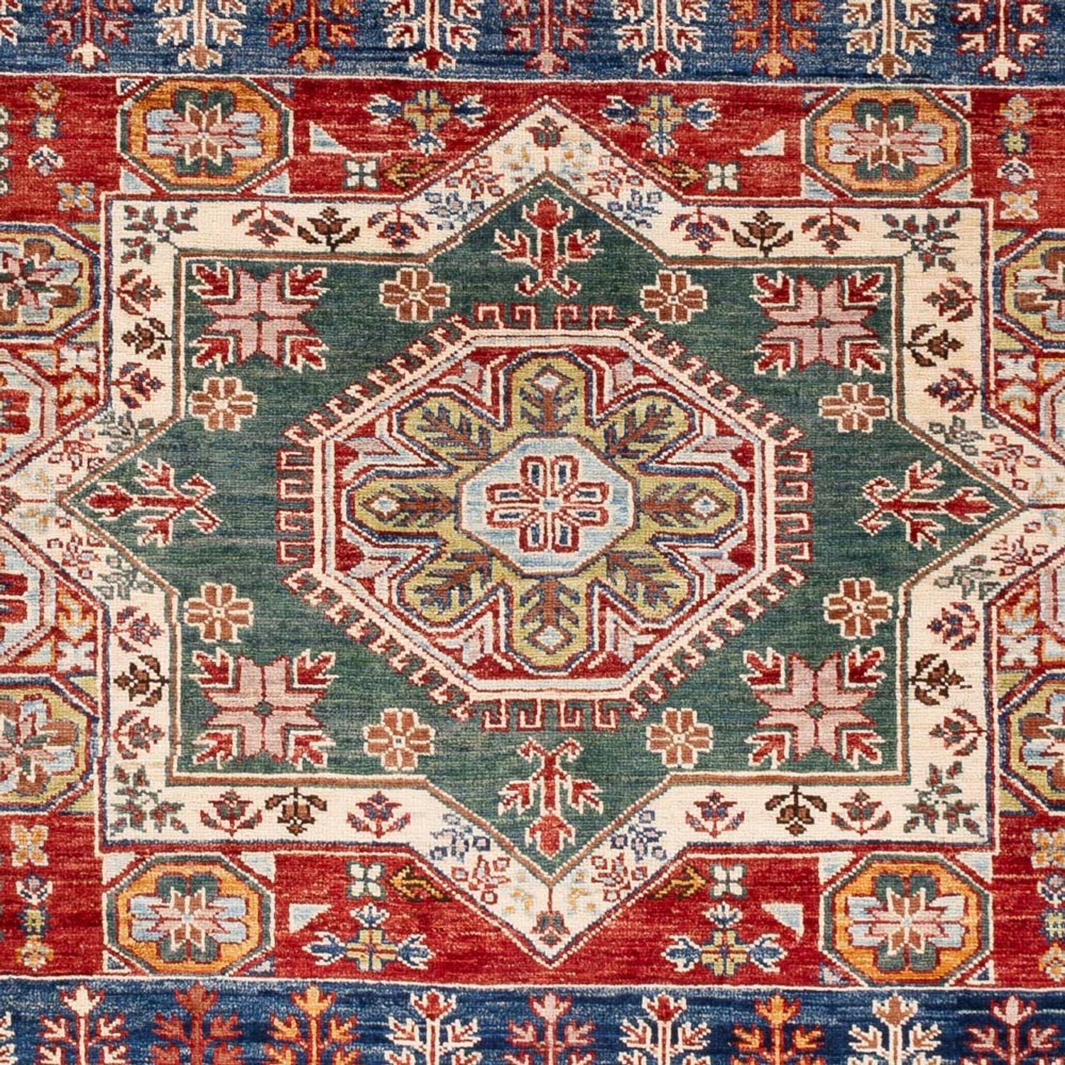 Ziegler Teppich - Kazak quadratisch  - 181 x 185 cm - mehrfarbig