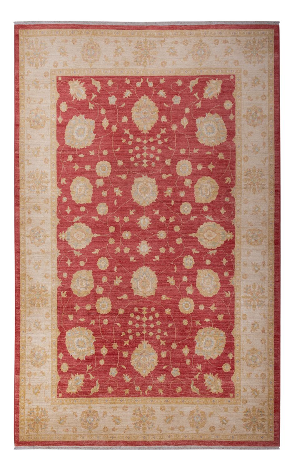 Ziegler Teppich - 320 x 207 cm - dunkelrot