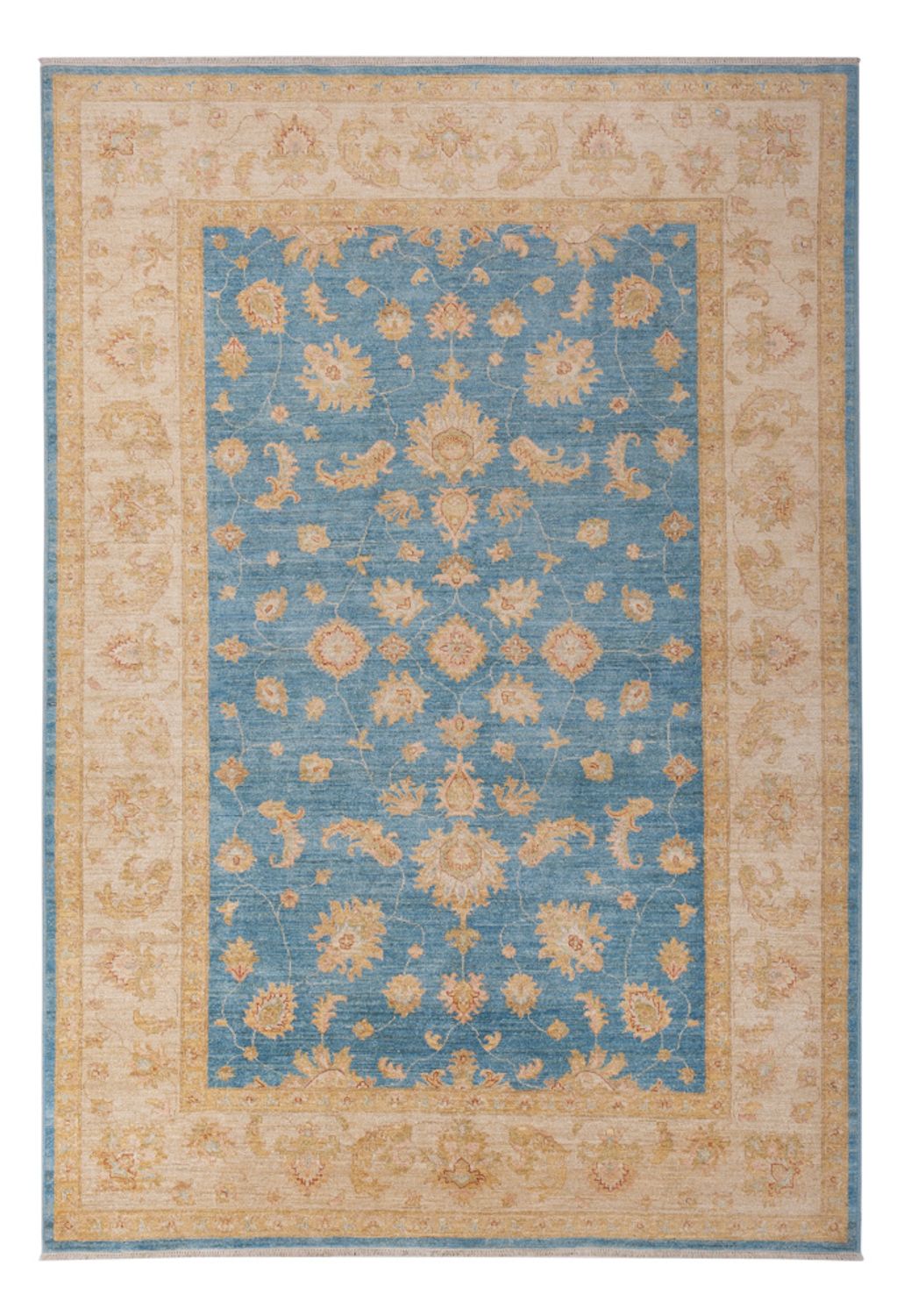 Ziegler Teppich - 301 x 202 cm - hellblau