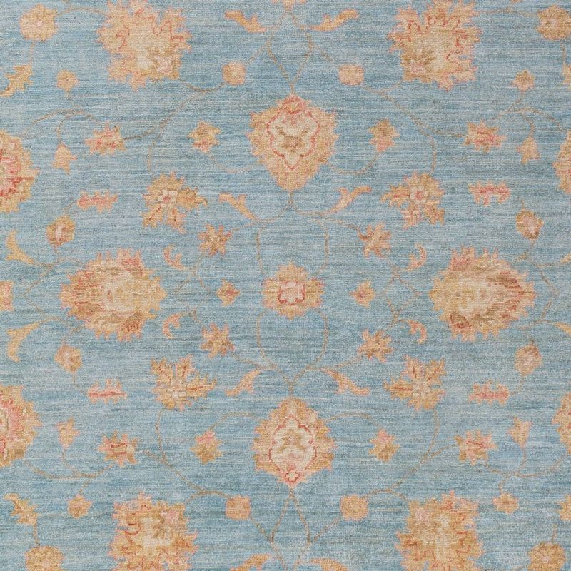Ziegler Teppich - 298 x 206 cm - hellblau