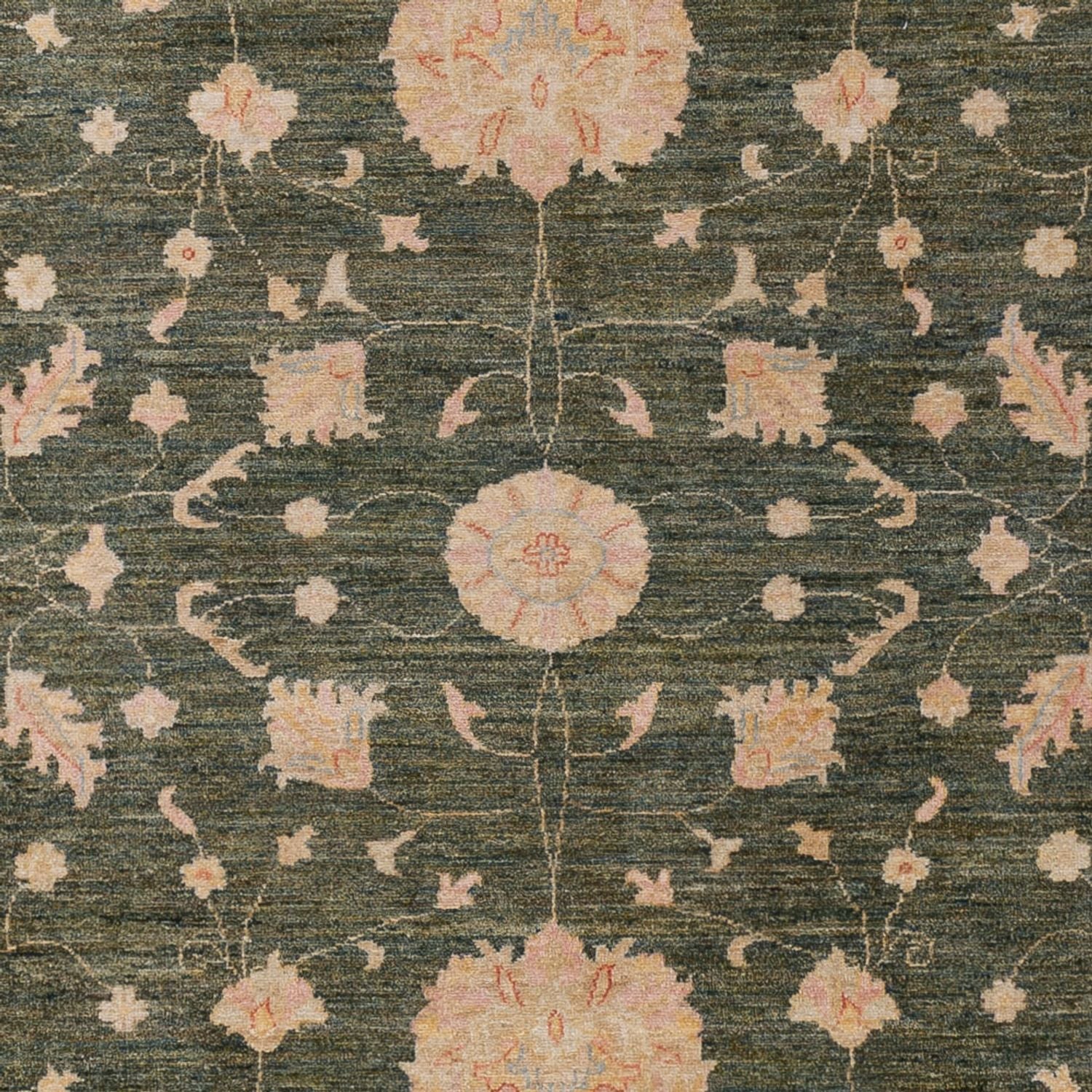 Ziegler Teppich - Modern - 294 x 205 cm - dunkelgrün