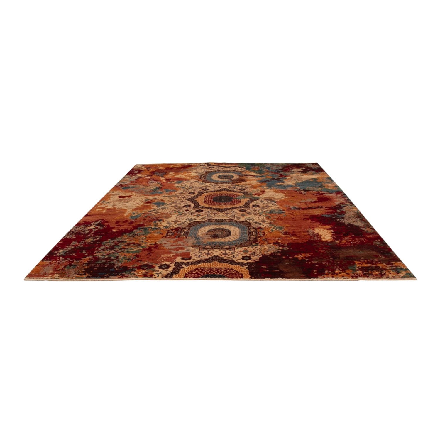 Designer Teppich - 302 x 239 cm - mehrfarbig