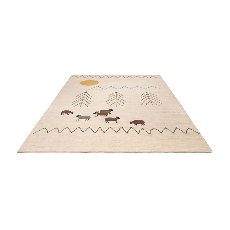 Berber Teppich - 286 x 203 cm - natur