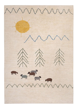 Berber Teppich - 295 x 203 cm - natur