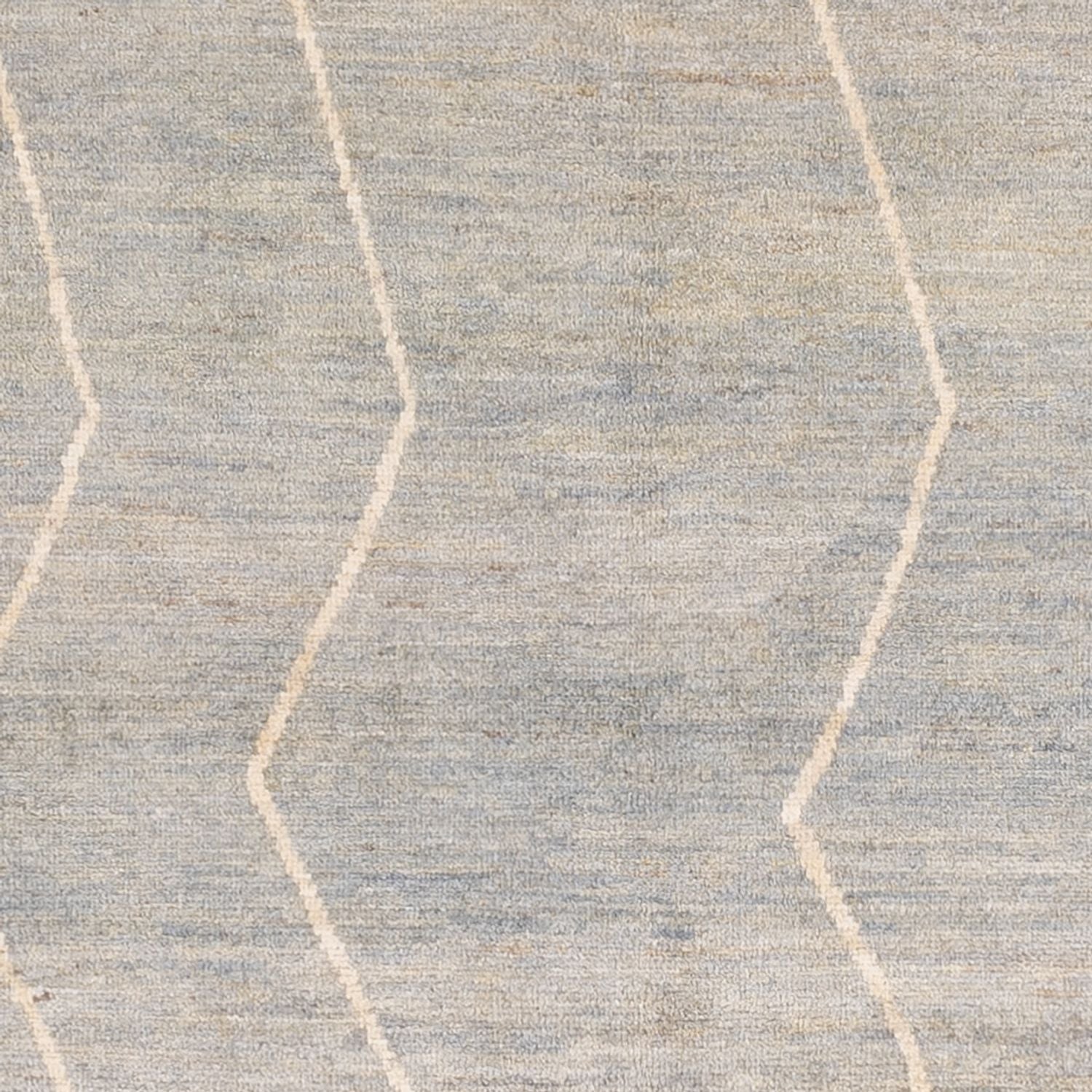 Berber Teppich - 204 x 152 cm - hellgrau
